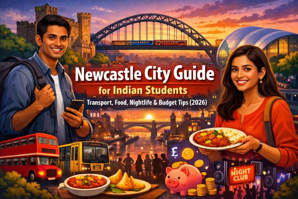 Newcastle City Guide for Indian Students Transport, Food, Nightlife & Budget Tips (2026)