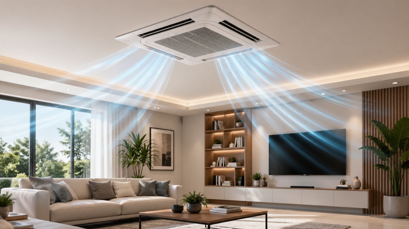 Reducing Energy Costs With A Ceiling Cassette Mini Split