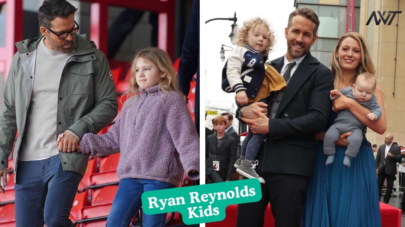 Ryan Reynolds Kids Meet James, Inez, Betty and Olin