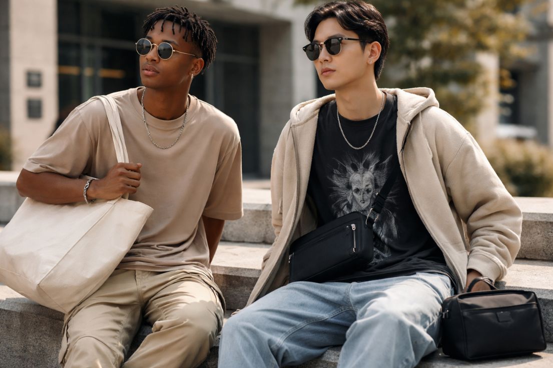 The New Main Character Custom Men's Tees & Bag Trends 2026