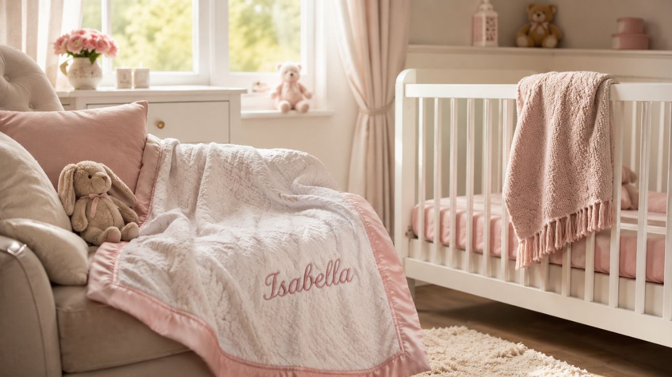 Personalised Baby Blanket Unique & Thoughtful Baby Gifts UK