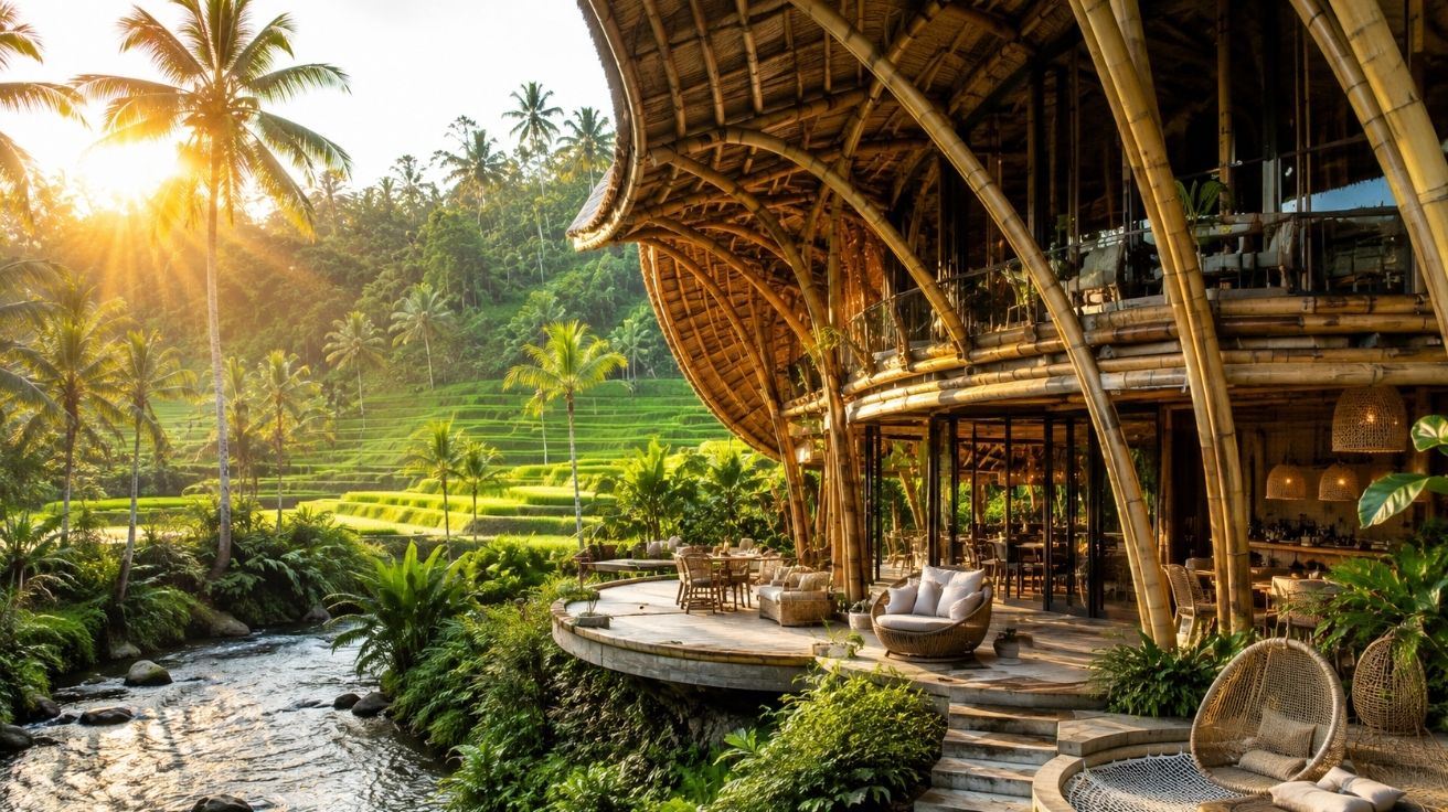 Why Travelers Love Staying in a Bamboo House in Bali, Indonesia
