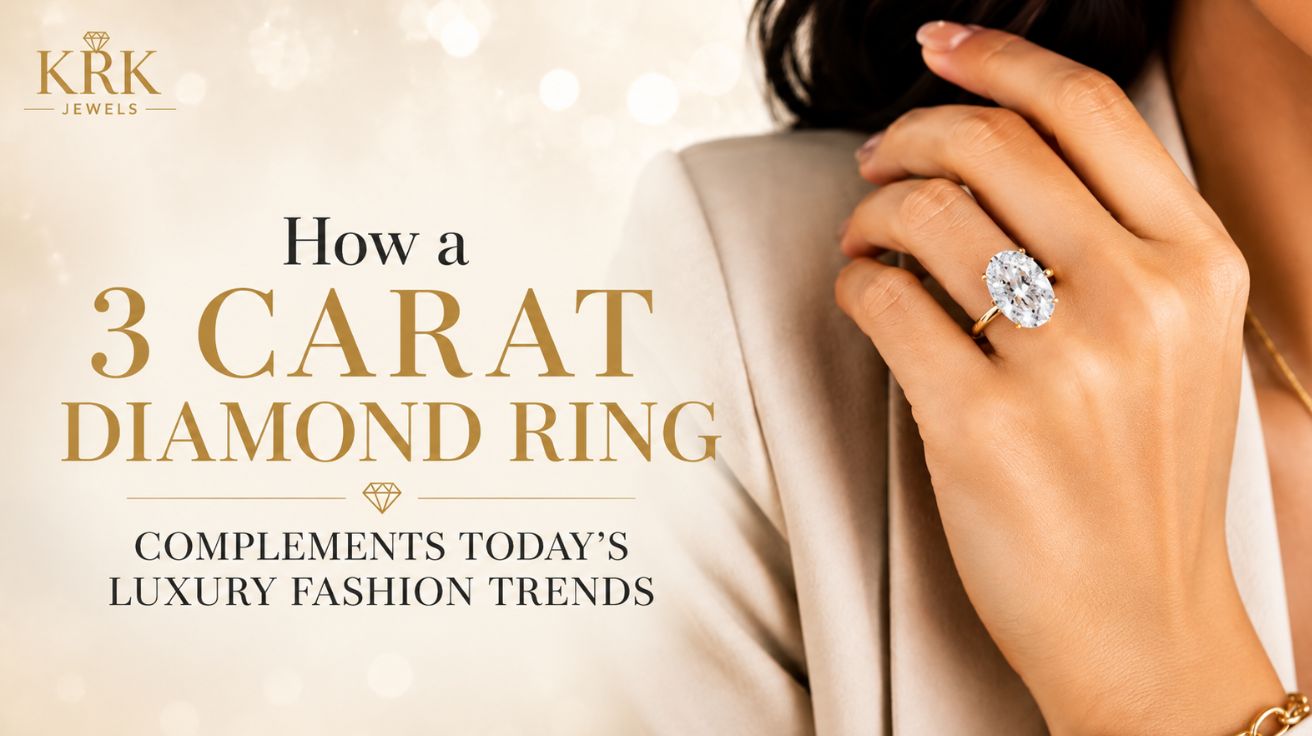 How a 3 Carat Diamond Ring Complements Today's Luxury Fashion Trends
