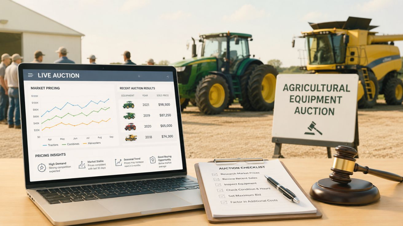 How to Read Live Auction Market Pricing for Agricultural Equipment Before You Bid (Step-by-Step Guide)