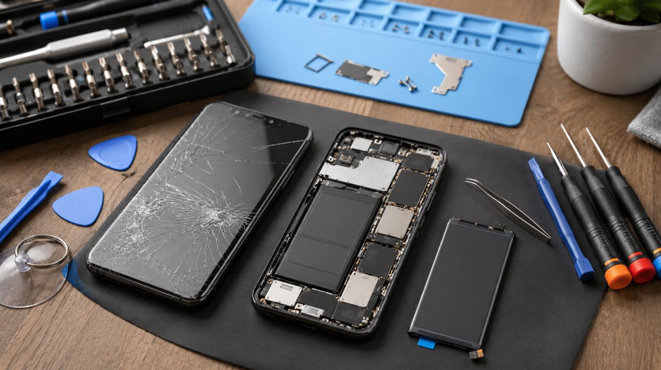 DIY Phone Screen And Battery Replacement Easy Repair Guide