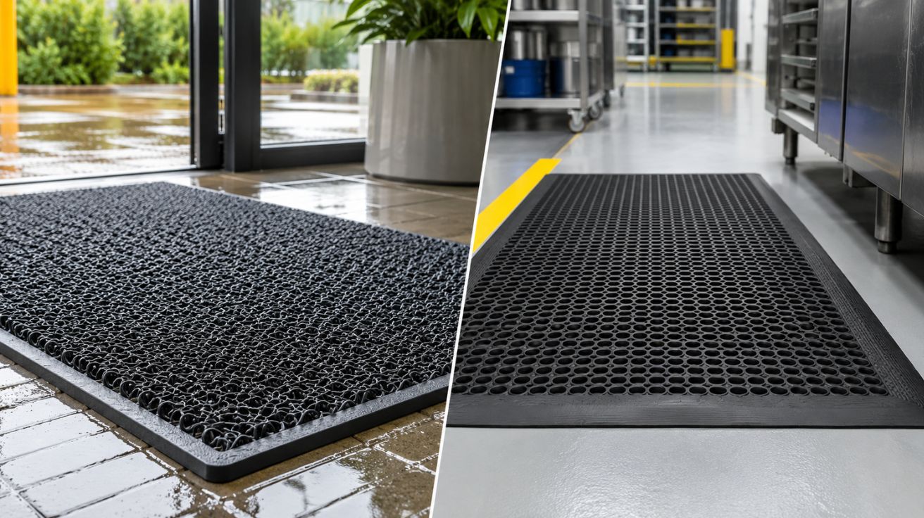 PVC Coil Mats vs. Rubber Mats Which Is Better for High-Traffic Areas